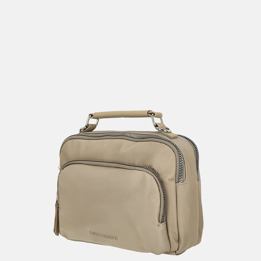 Enrico Benetti Caroline crossbody 3rits taupe bij Duifhuizen