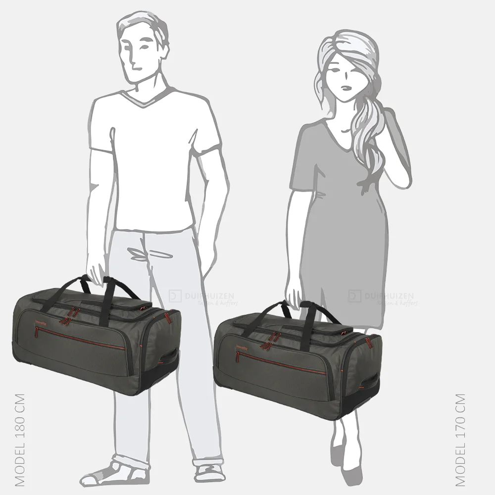 Travelite Crosslite 5.0 reistas op wielen M dark olive bij Duifhuizen