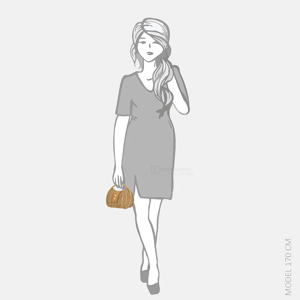 Firenze handtas riet khaki bij Duifhuizen