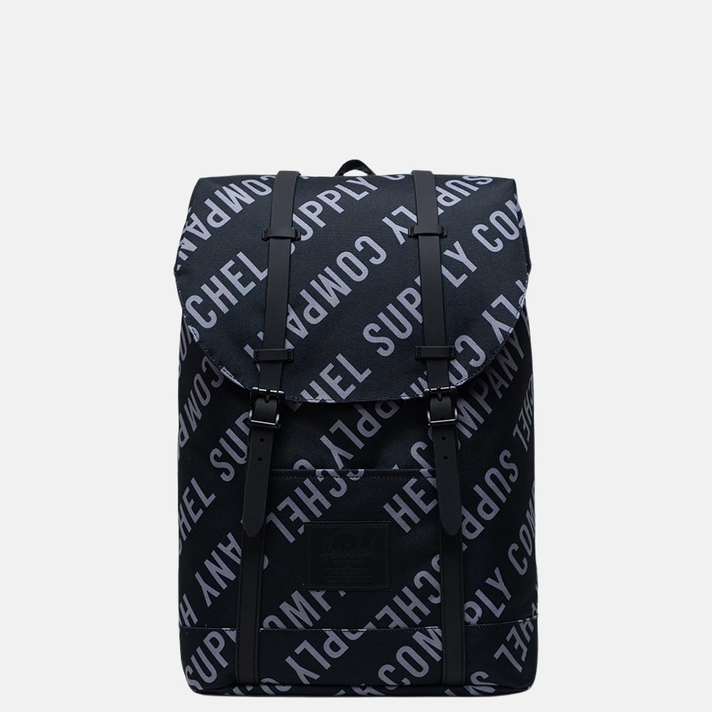 Herschel Retreat rugzak 15 inch black sharkskin