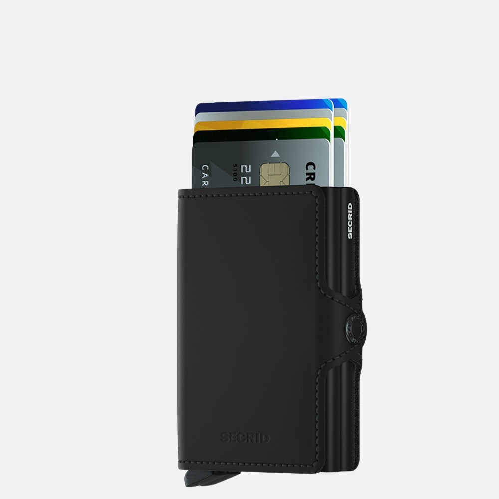 Secrid Twinwallet pasjeshouder matte black bij Duifhuizen