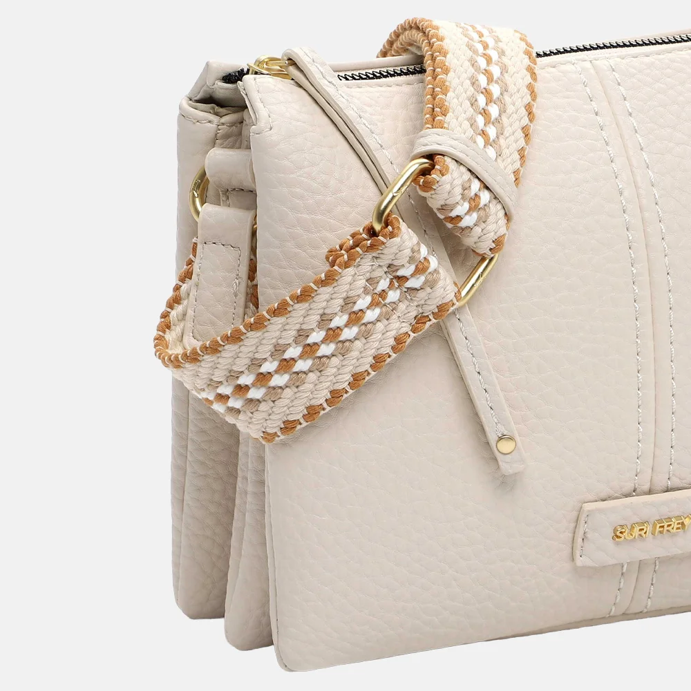Suri Frey crossbody tas beige bij Duifhuizen