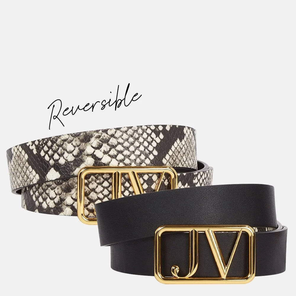 Josh V Leontien riem snake black bij Duifhuizen