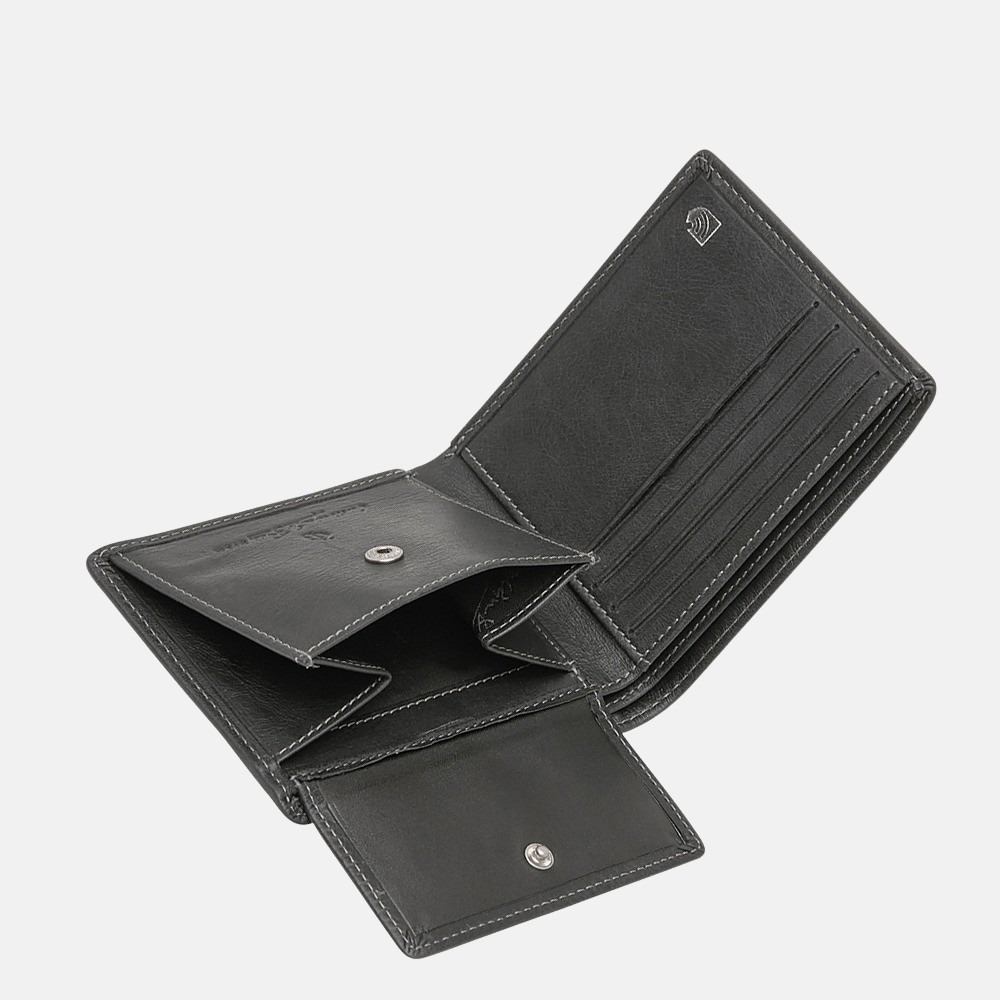 Castelijn & Beerens Canyon billfold zwart bij Duifhuizen