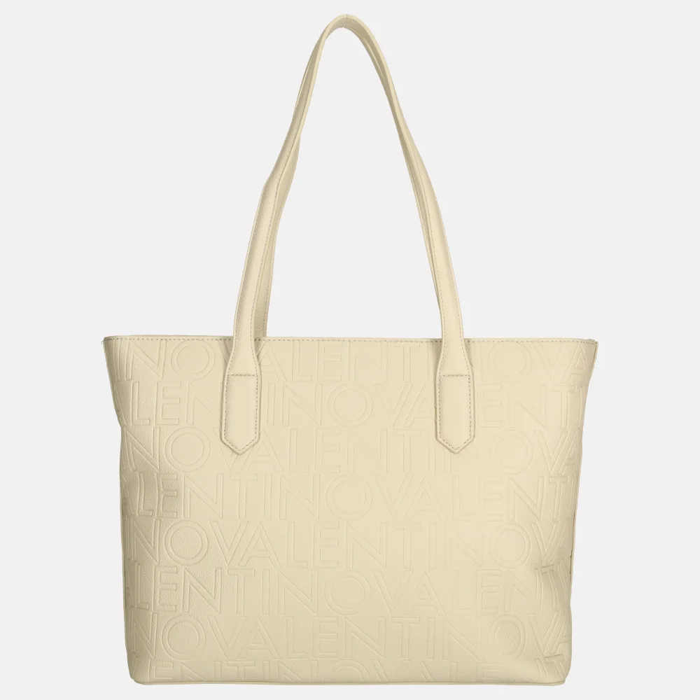 Valentino Bags Pansy shopper ecru bij Duifhuizen