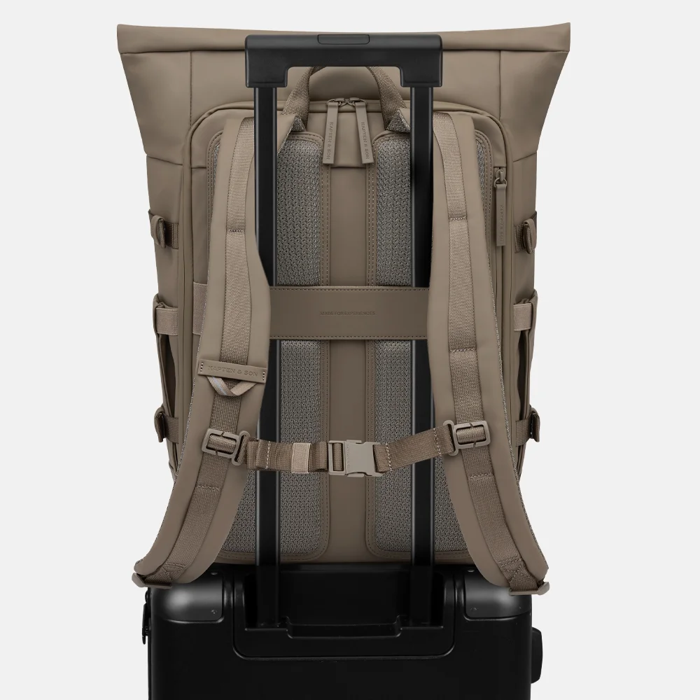 Kapten & Son Helsinki PRO rugzak 15 inch walnut bij Duifhuizen