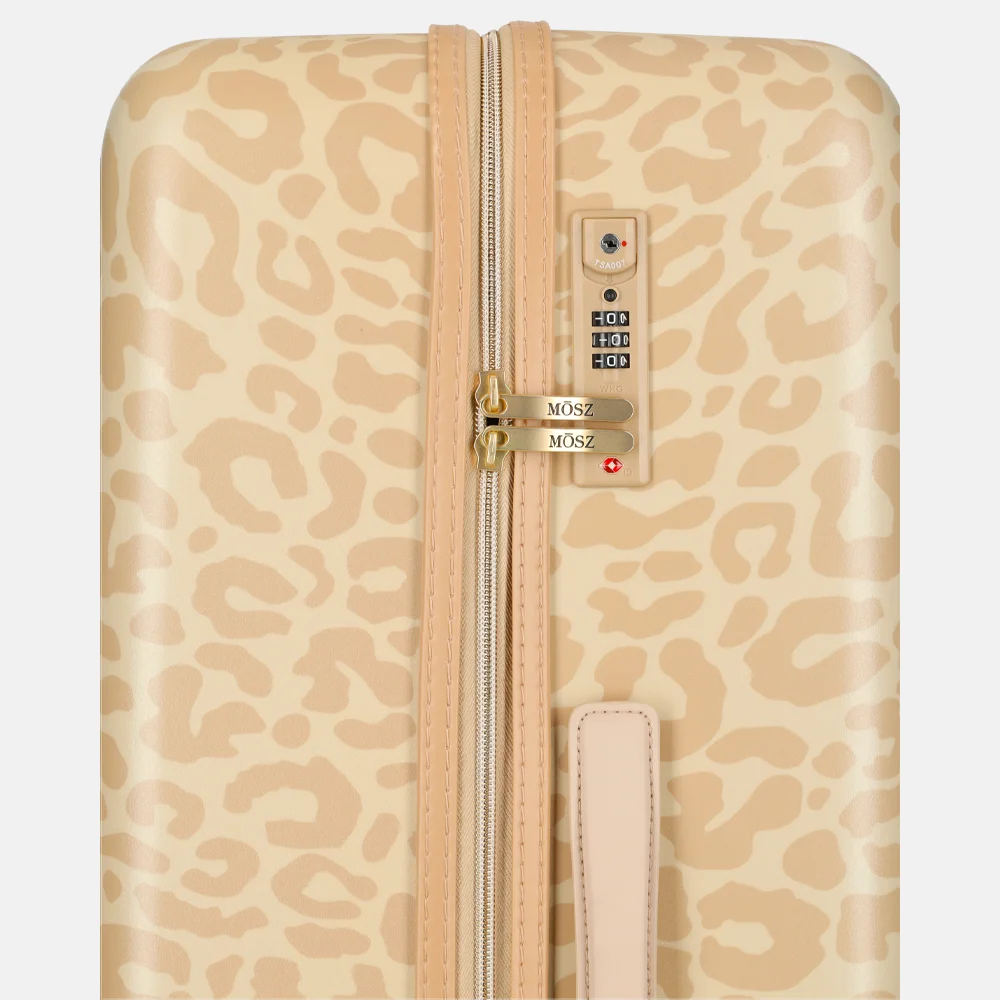 Mosz Lauren koffer 76 cm latte leo bij Duifhuizen