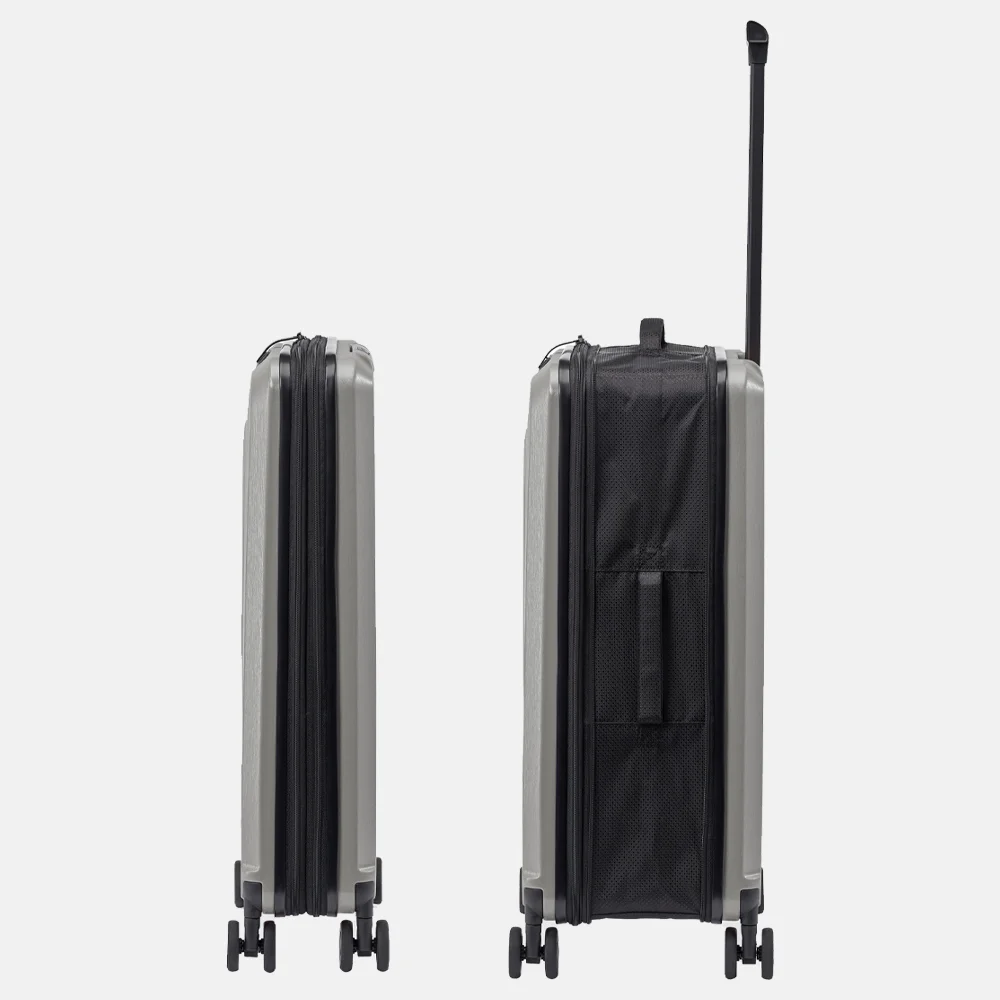 Senz Foldaway koffer opvouwbaar 66 cm silk grey bij Duifhuizen