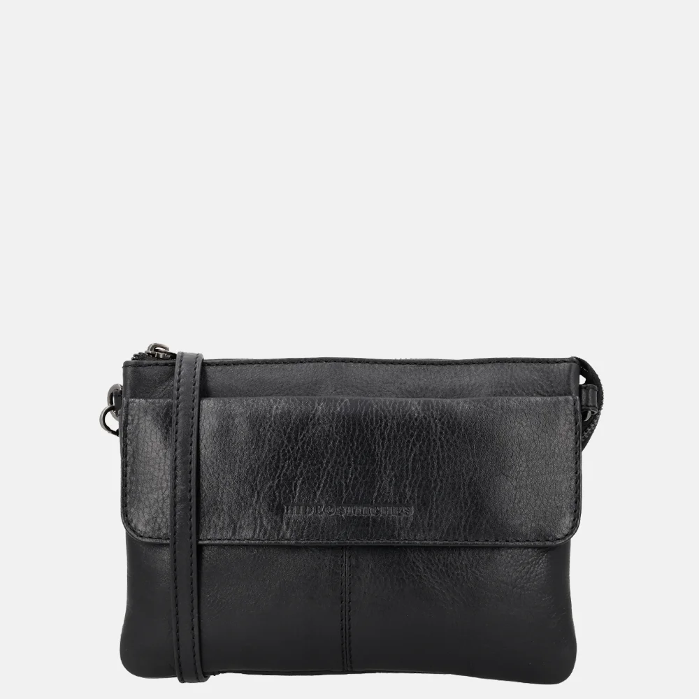 Hide & Stitches Porto crossbody tas black bij Duifhuizen