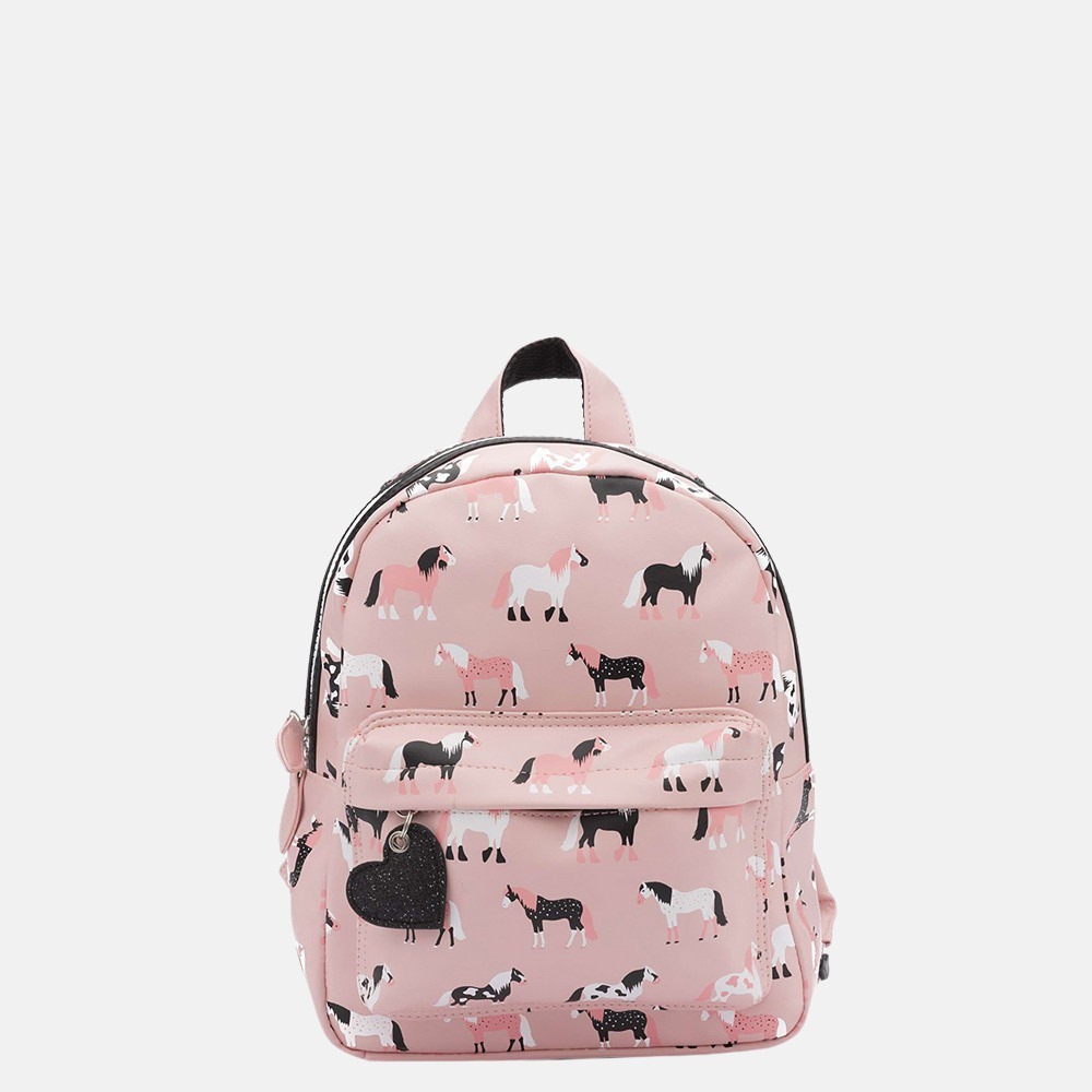 Zebra Trends Horses kinderrugzak pink