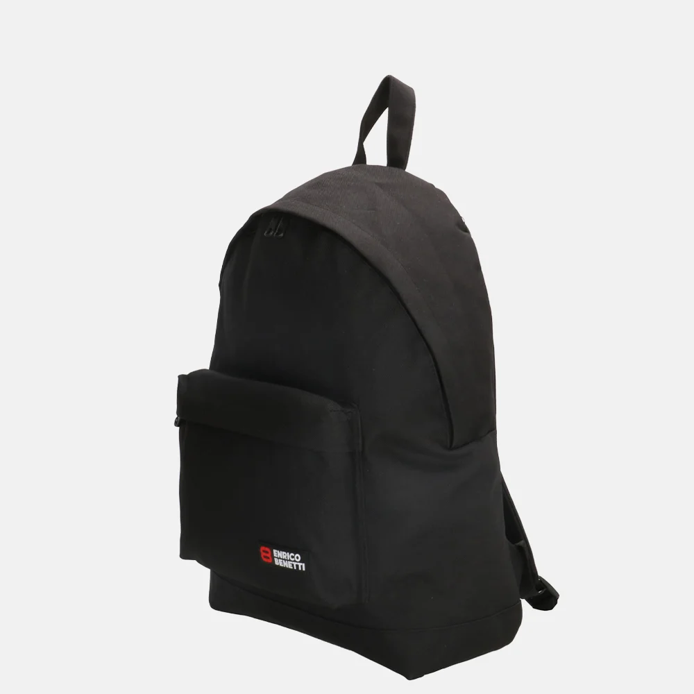 Enrico Benetti Amsterdam rugzak 15 inch zwart bij Duifhuizen