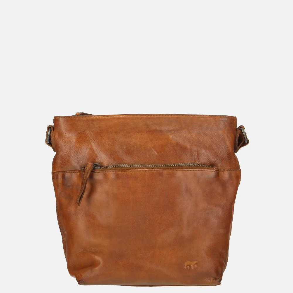 Bear Design Nancy crossbody tas cognac bij Duifhuizen