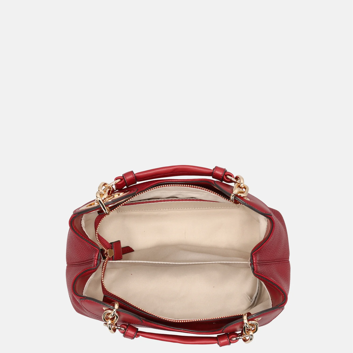 Liu Jo Faiza handtas satchel S brick red bij Duifhuizen