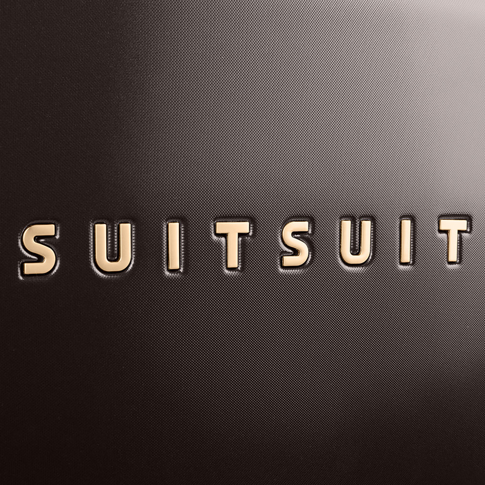 SUITSUIT Fab Seventies Classic koffer 76 cm espresso black bij Duifhuizen