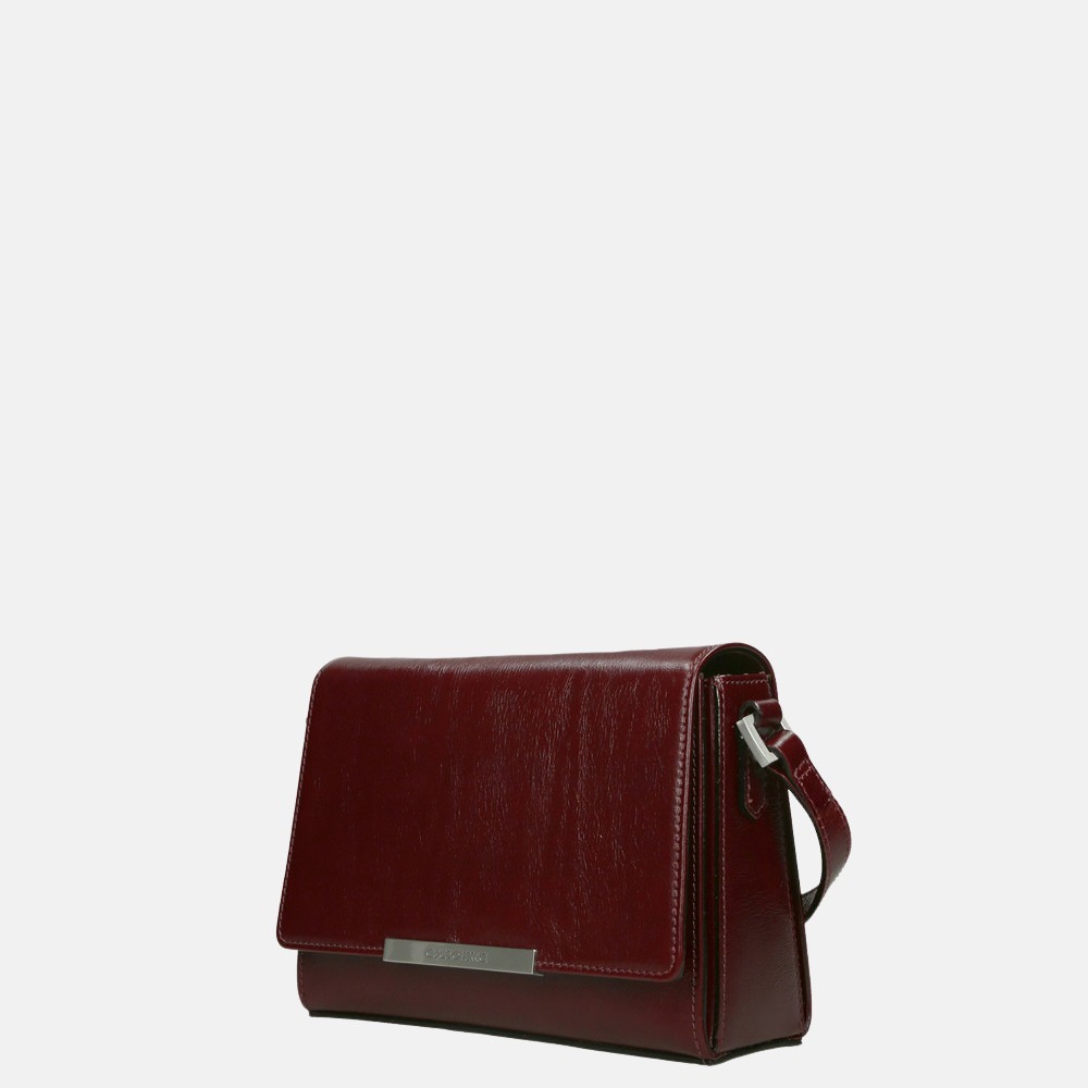 Claudio Ferrici Classico crossbody tas S red bij Duifhuizen