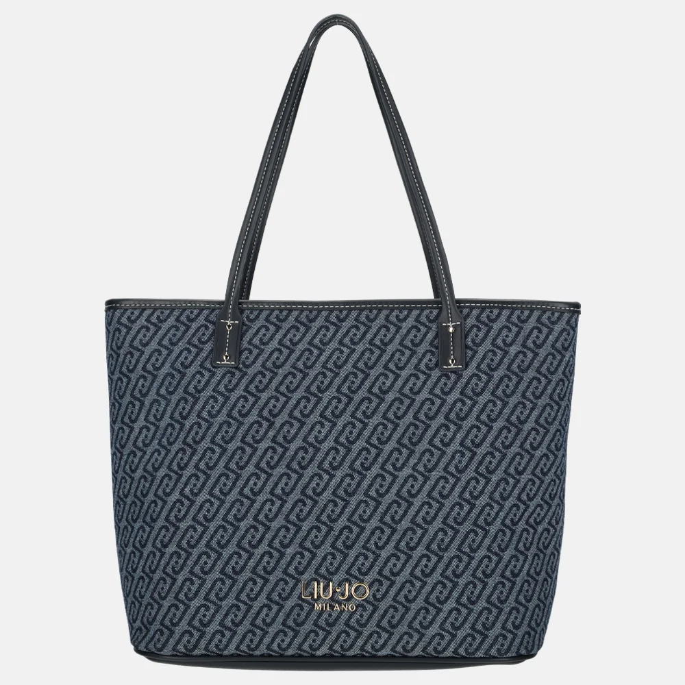 Liu Jo Evrim shopper M dress blue bij Duifhuizen