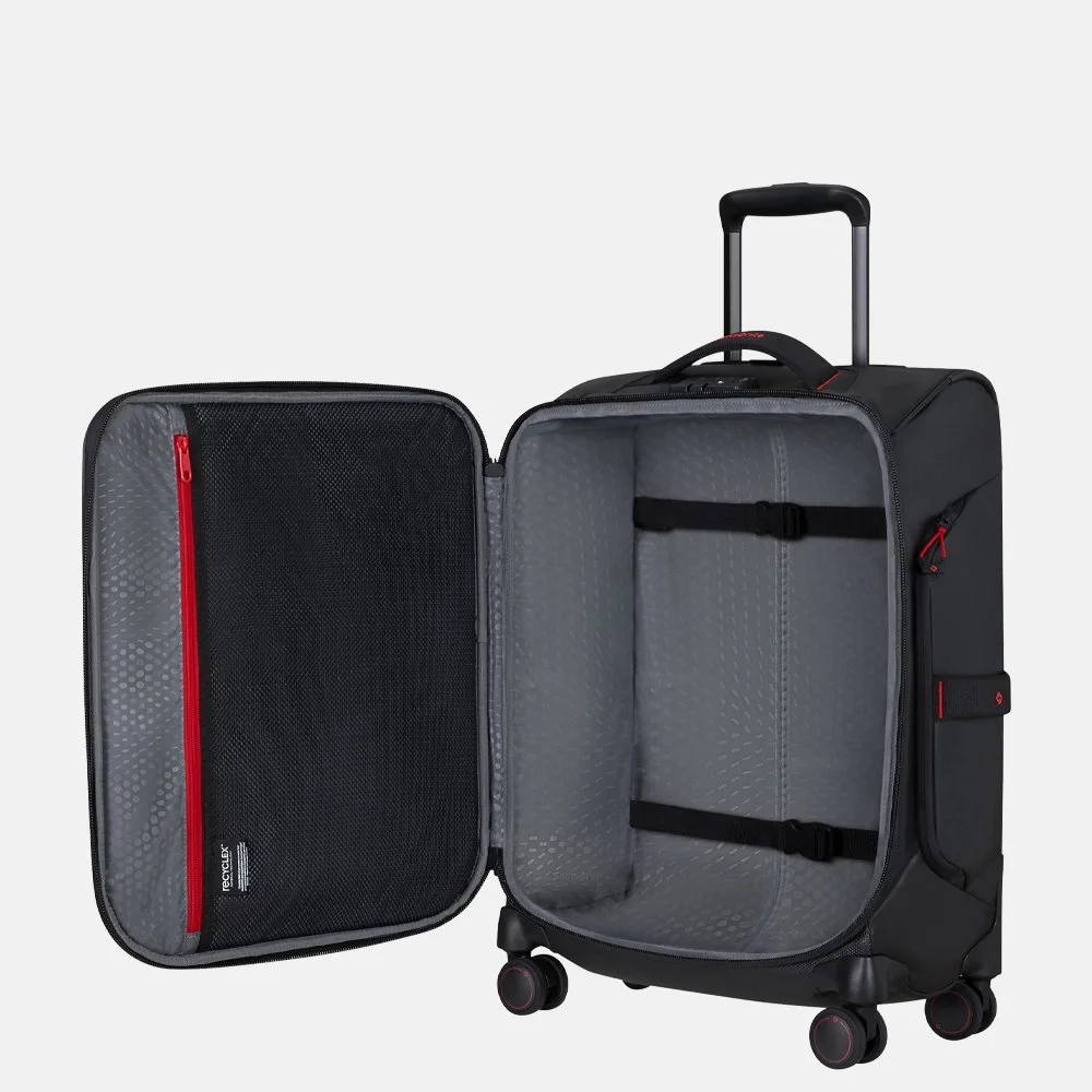 Samsonite Ecodiver handbagage koffer 55 cm TSA black bij Duifhuizen