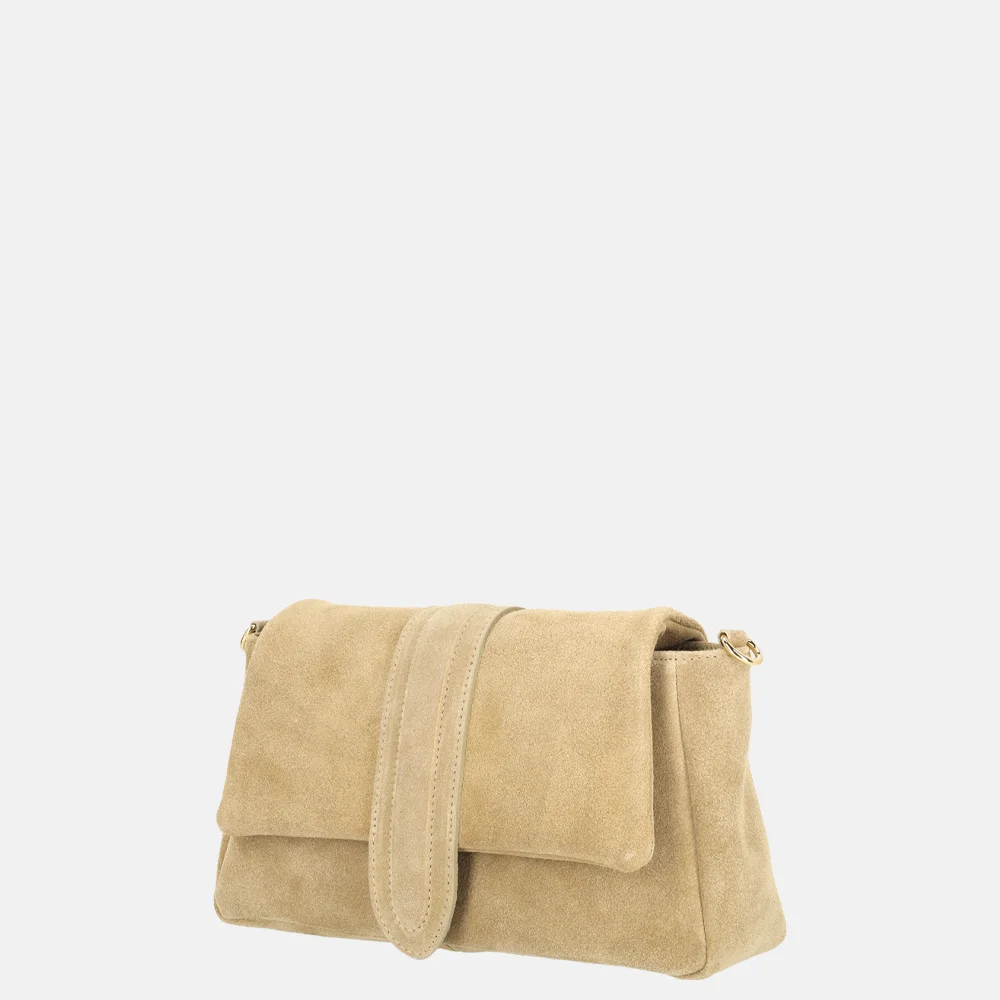 Charm London overslag schoudertas lichttaupe bij Duifhuizen