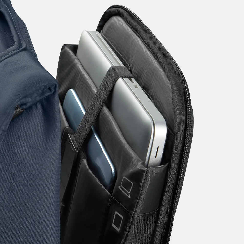 Samsonite Securipak 2.0 antidiefstal laptoprugzak 14.1 inch dark blue bij Duifhuizen