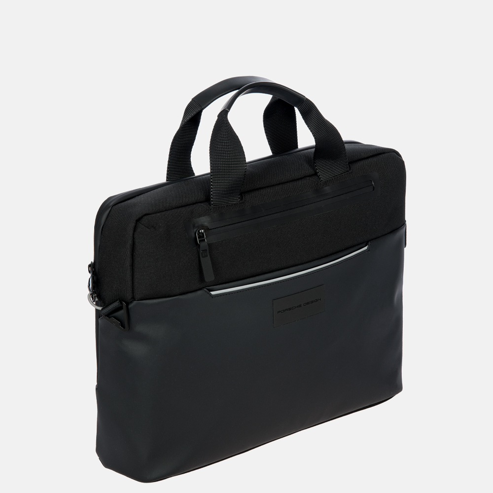 Porsche Design Urban Eco laptoptas M 13 inch black bij Duifhuizen
