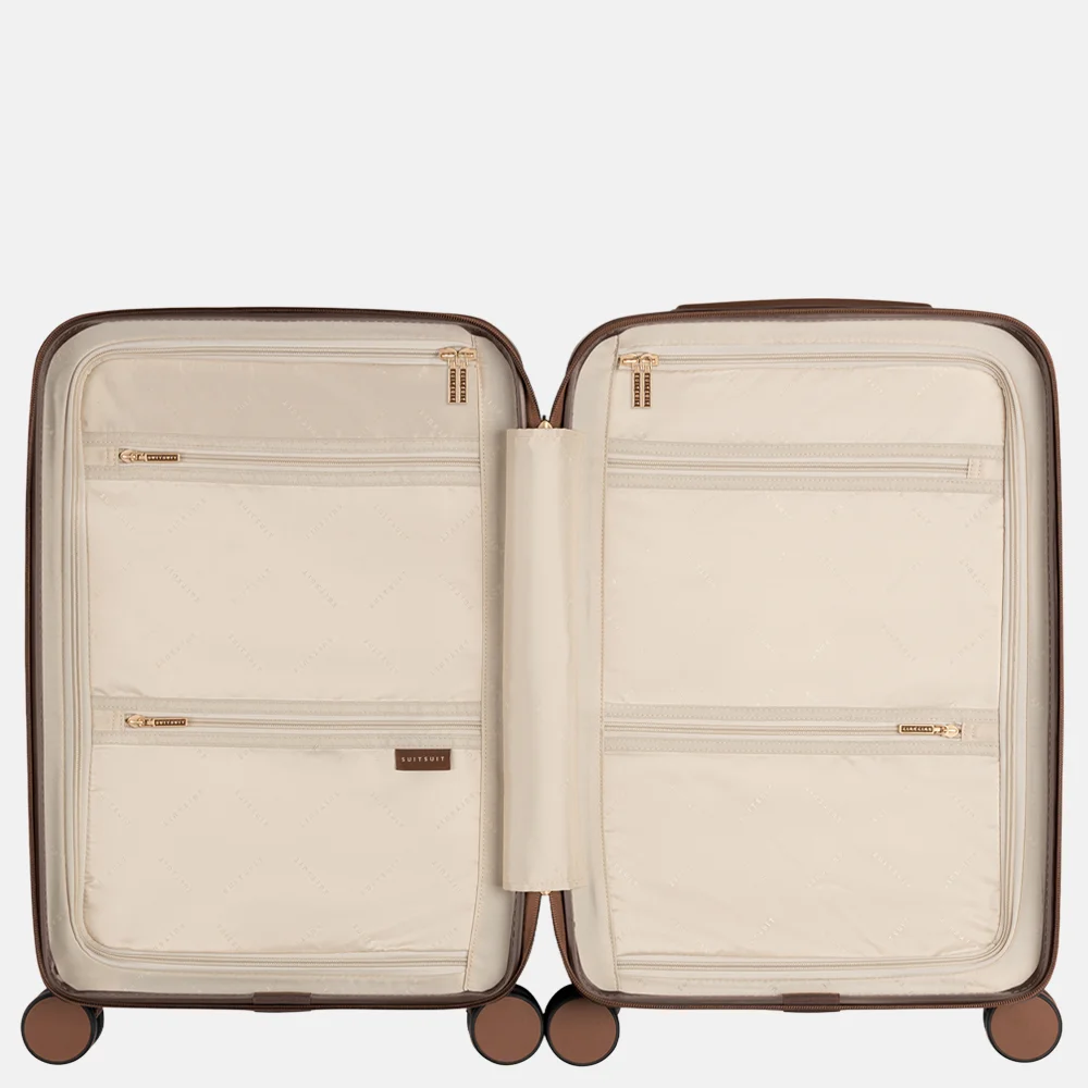 SUITSUIT Fab Seventies Special Edition handbagage koffer 55 cm chocolate brown bij Duifhuizen