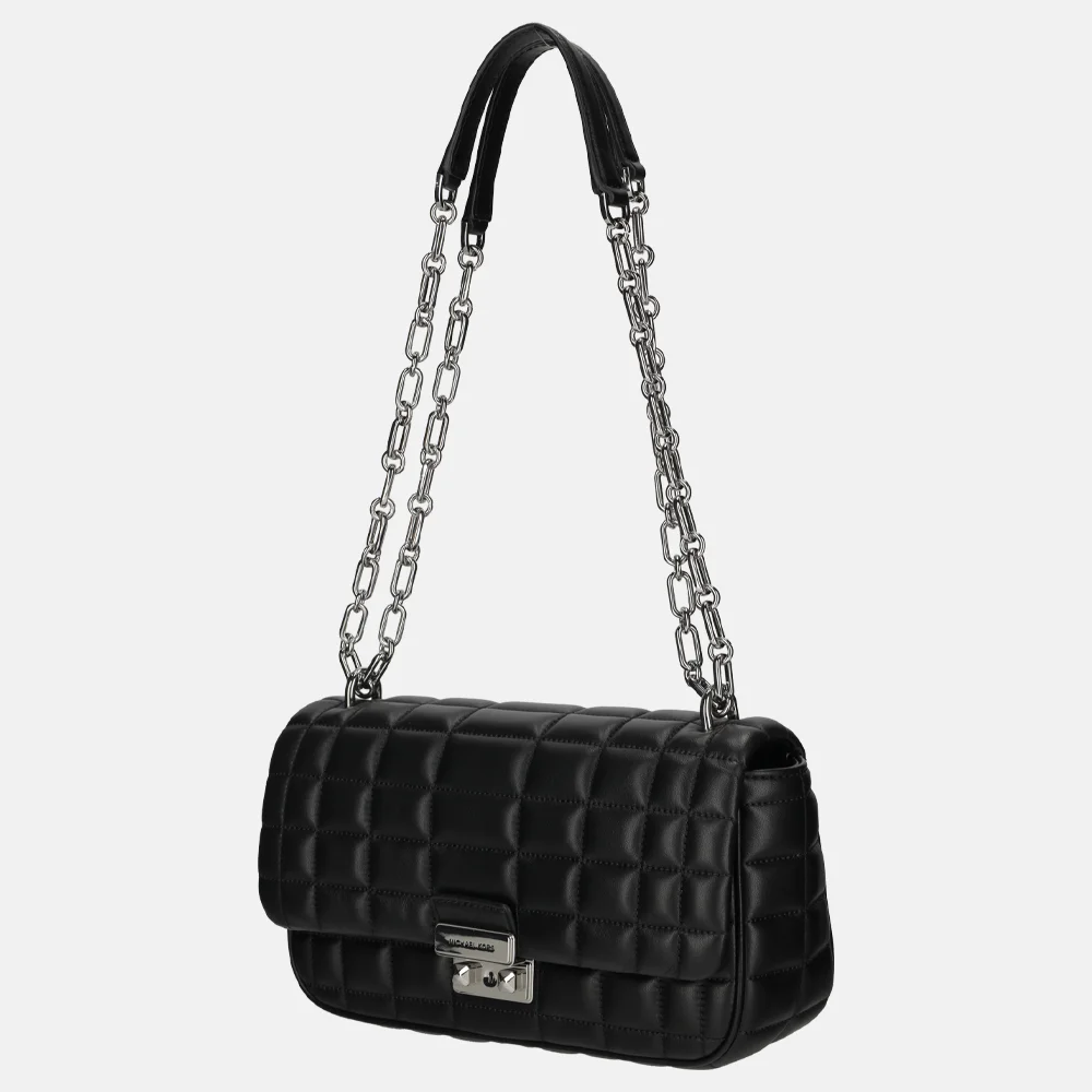 Michael Kors Tribeca schoudertas black bij Duifhuizen