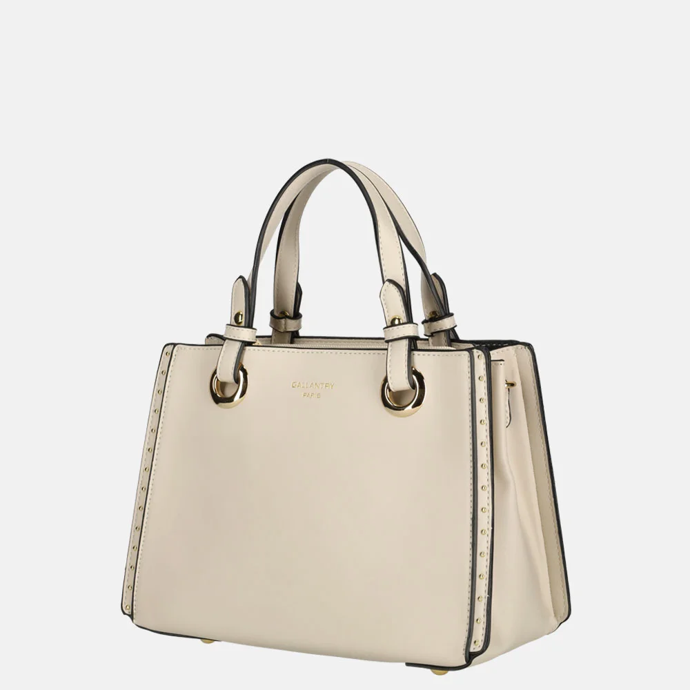 Firenze handtas studs beige bij Duifhuizen