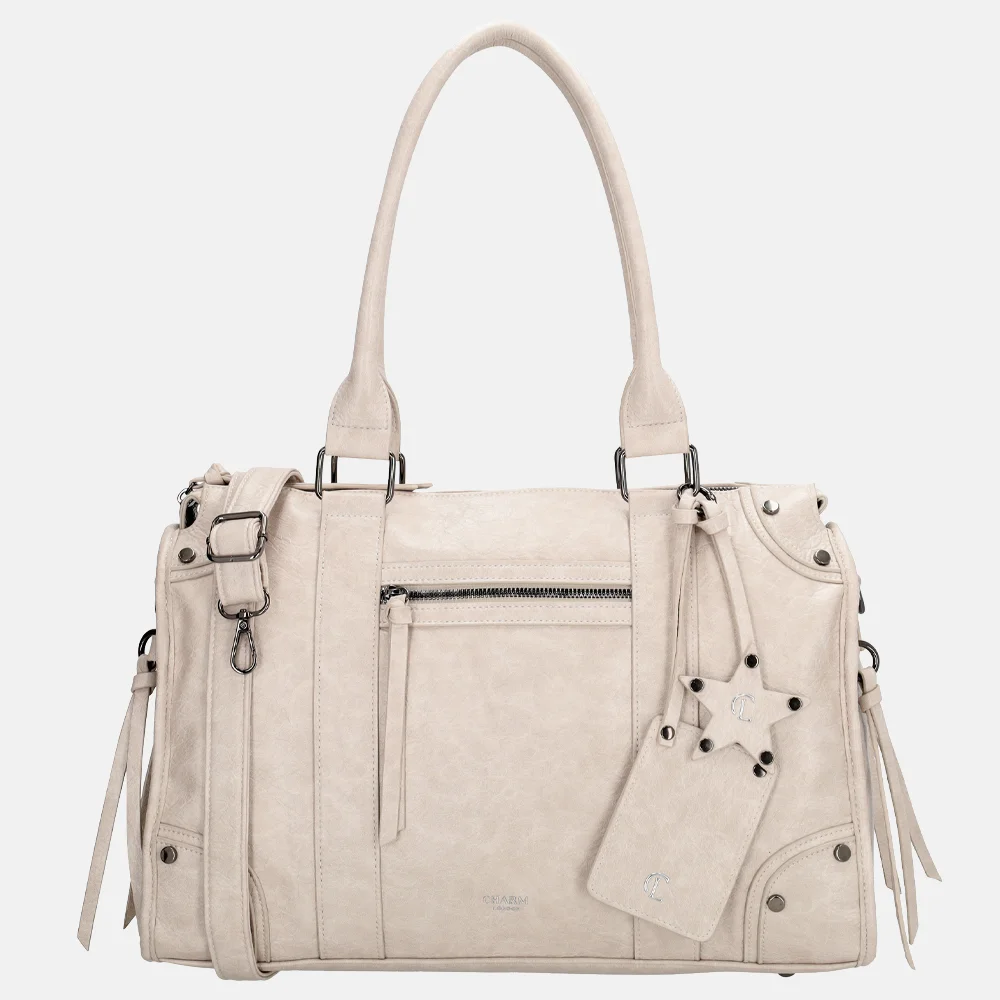 Charm London Berlin shopper L creme bij Duifhuizen