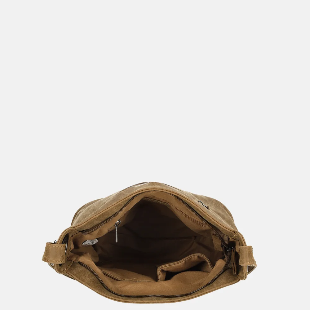 Enrico Benetti Josie crossbody tas camel bij Duifhuizen