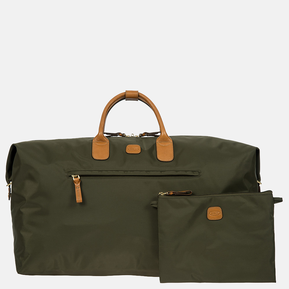 Bric's X-Bag weekendtas L olive bij Duifhuizen