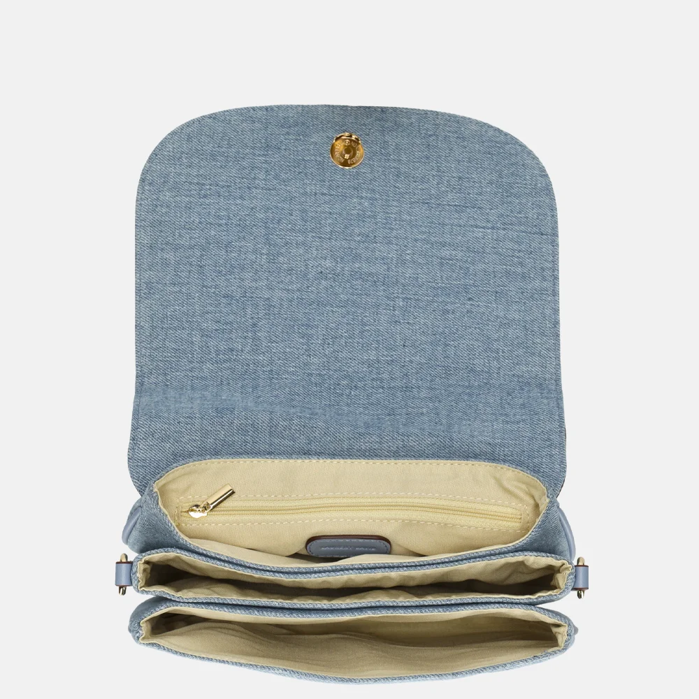 Laurent David crossbody tas light blue bij Duifhuizen