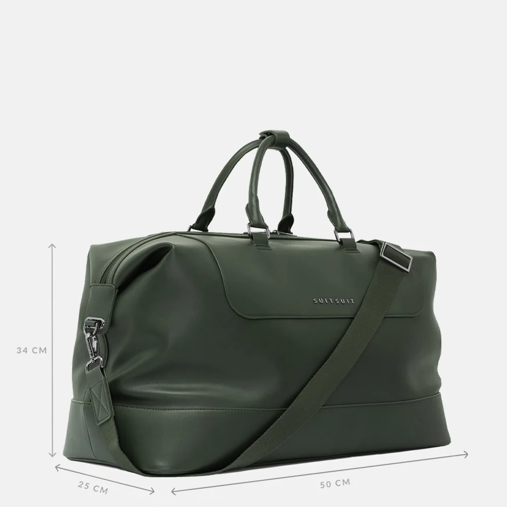 SUITSUIT Mystique weekendtas 16 inch dark olive bij Duifhuizen
