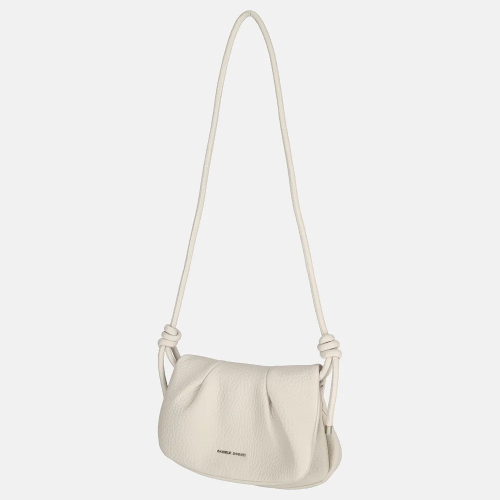Daniele Donati crossbody tas light beige bij Duifhuizen