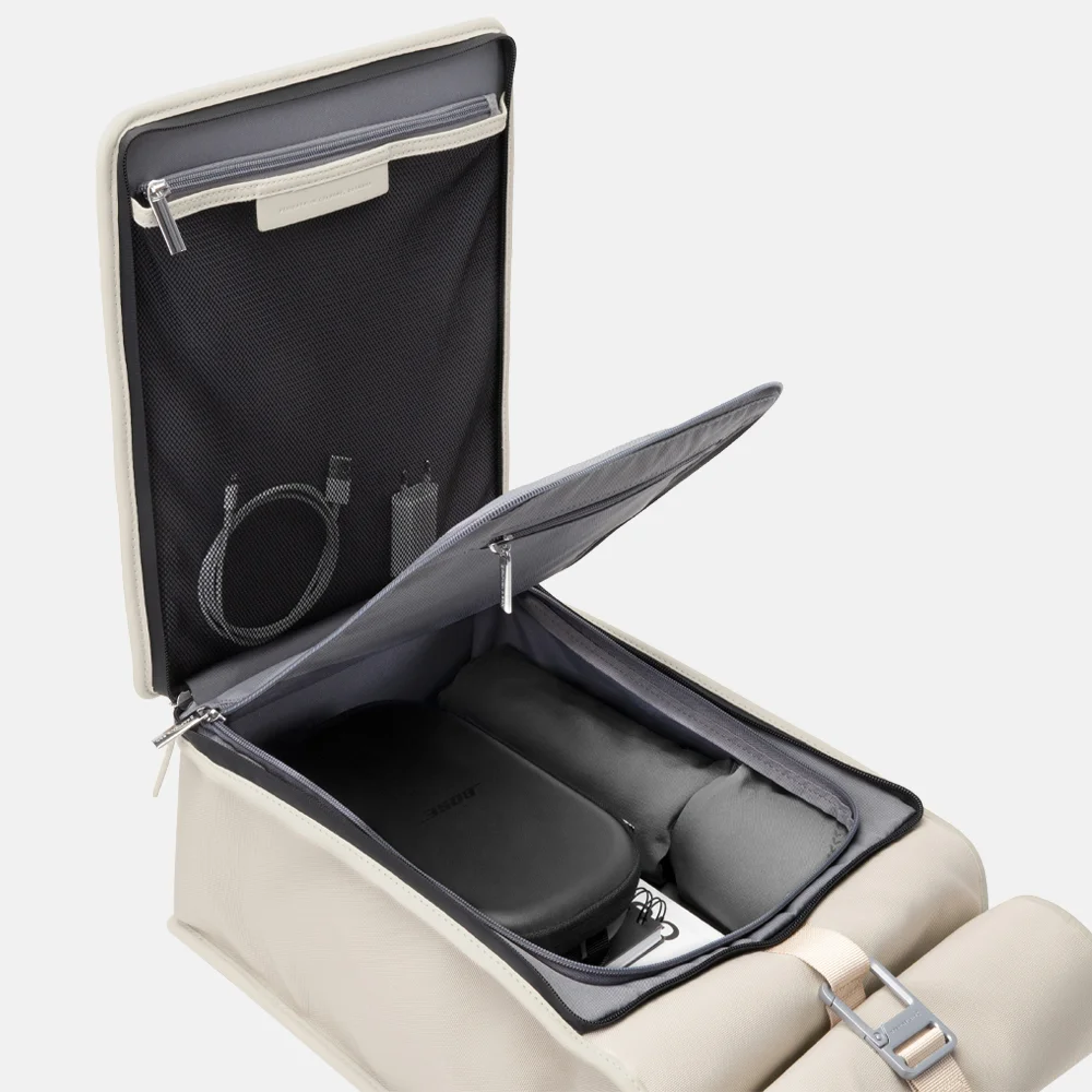 Kapten & Son Lund Pro laptoprugzak sandstone bij Duifhuizen