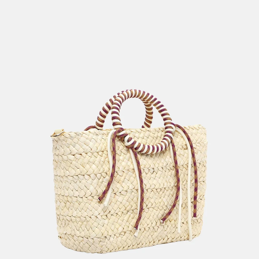 Emily & Noah Jolanda handtas riet S beige bij Duifhuizen