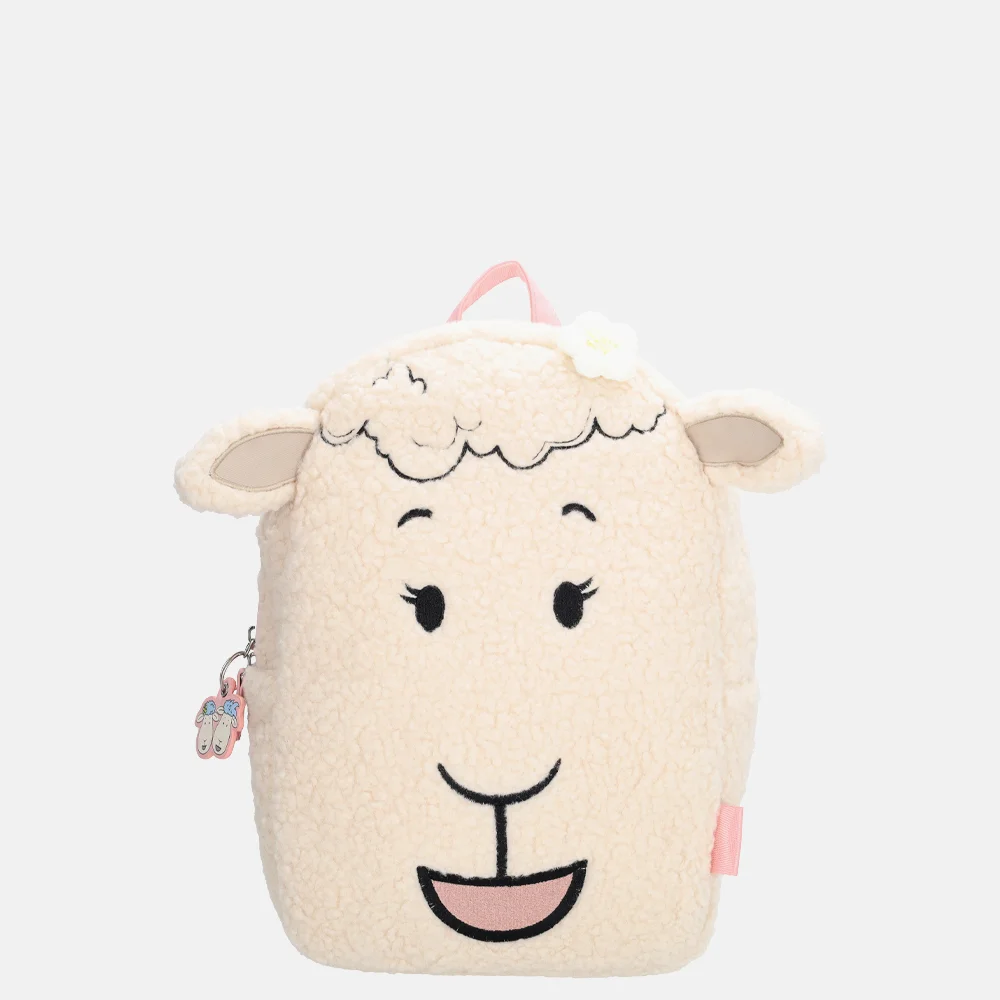 Zebra Trends x Mike & Molly kinderrugzak teddy creme bij Duifhuizen