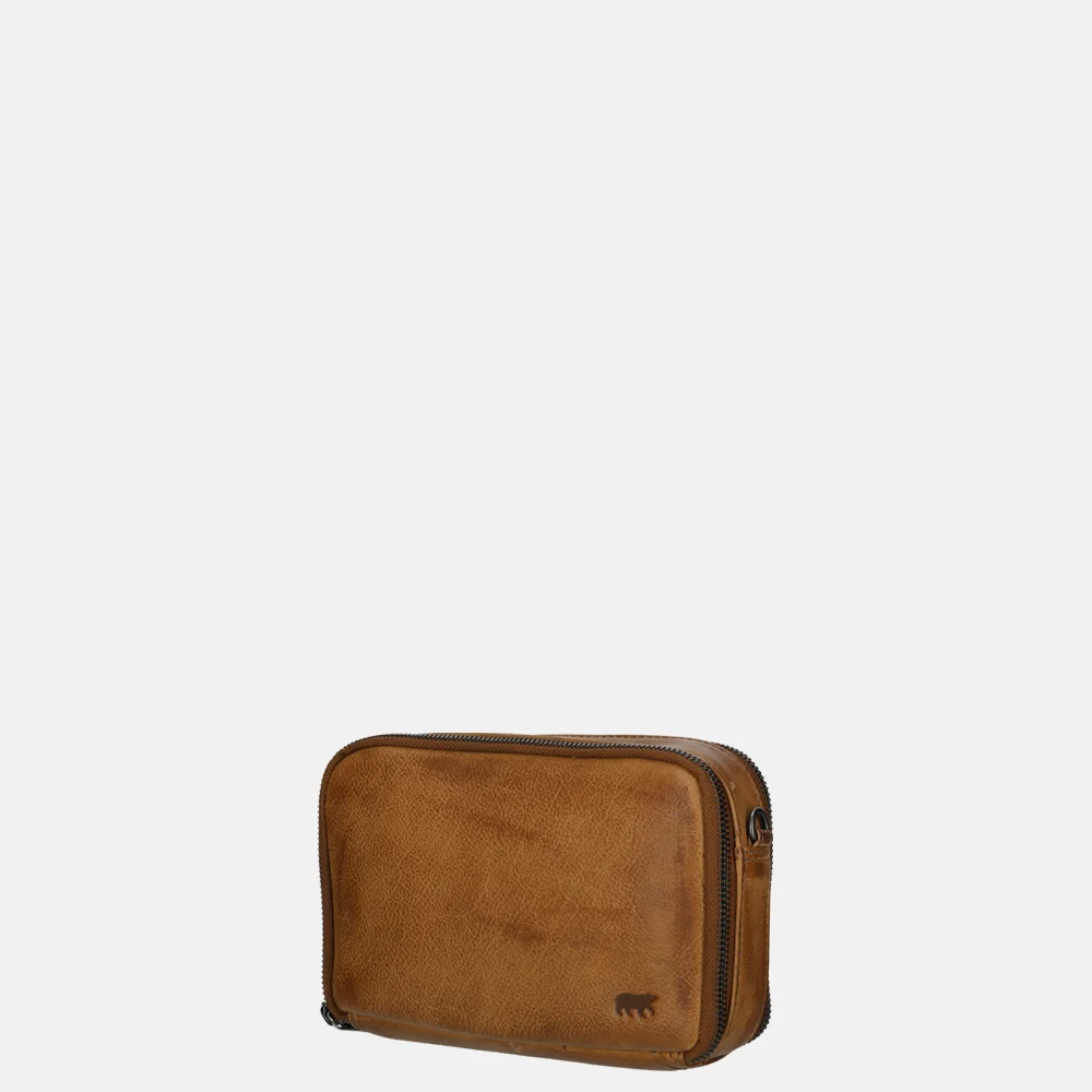 Bear Design crossbody tas cognac bij Duifhuizen