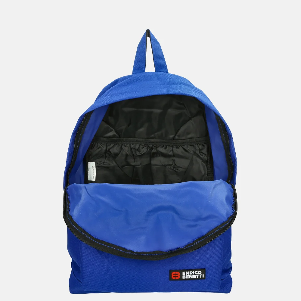 Enrico Benetti Amsterdam rugzak 15 inch staalblauw bij Duifhuizen