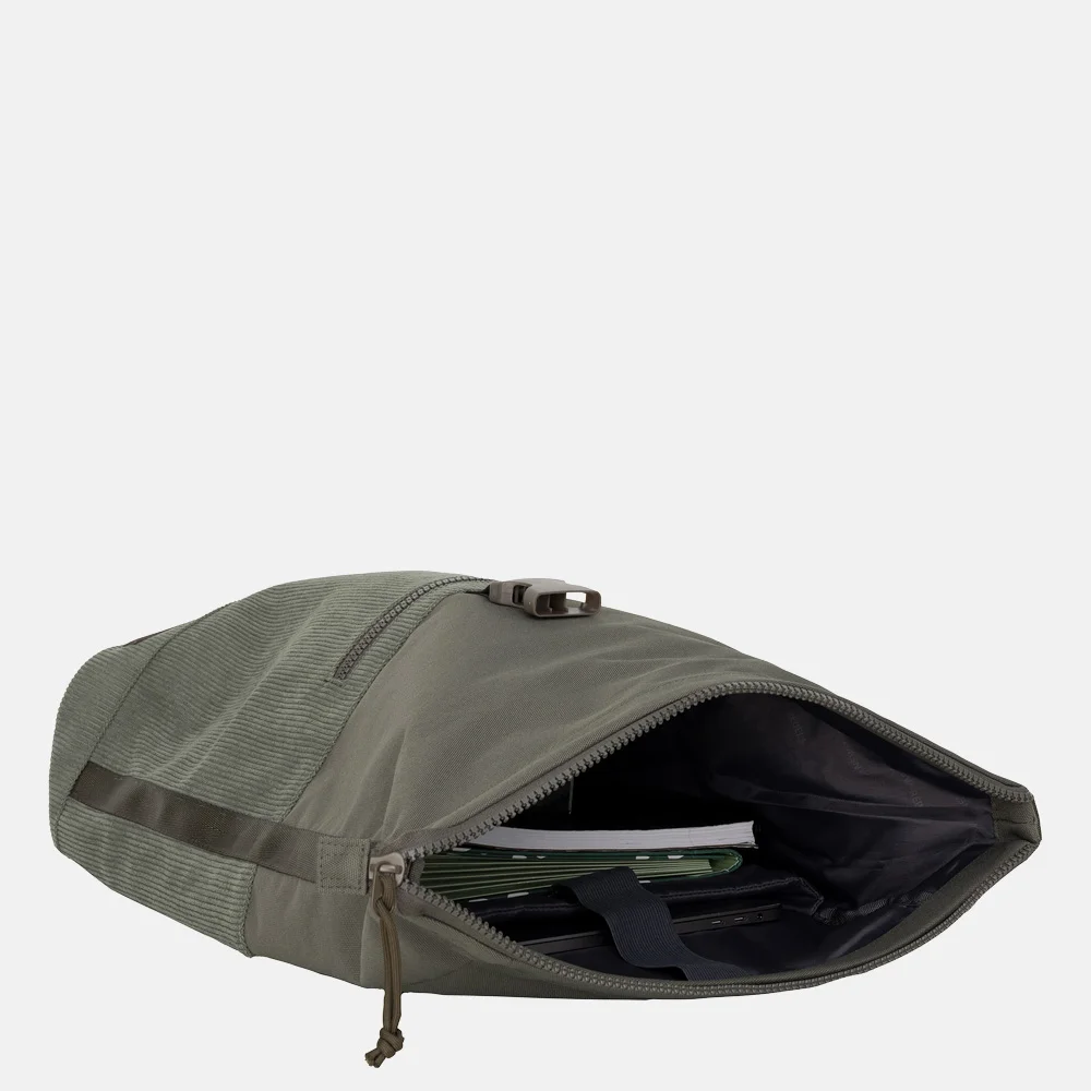 New Rebels New York rugzak rolltop 13 inch sage green bij Duifhuizen