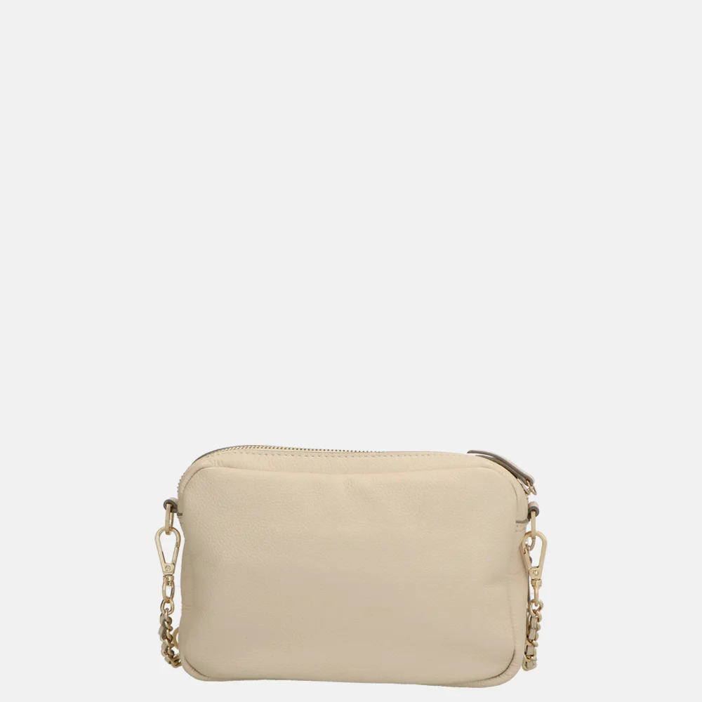 Loulou Essentiels Emilie crossbody tas beige bij Duifhuizen