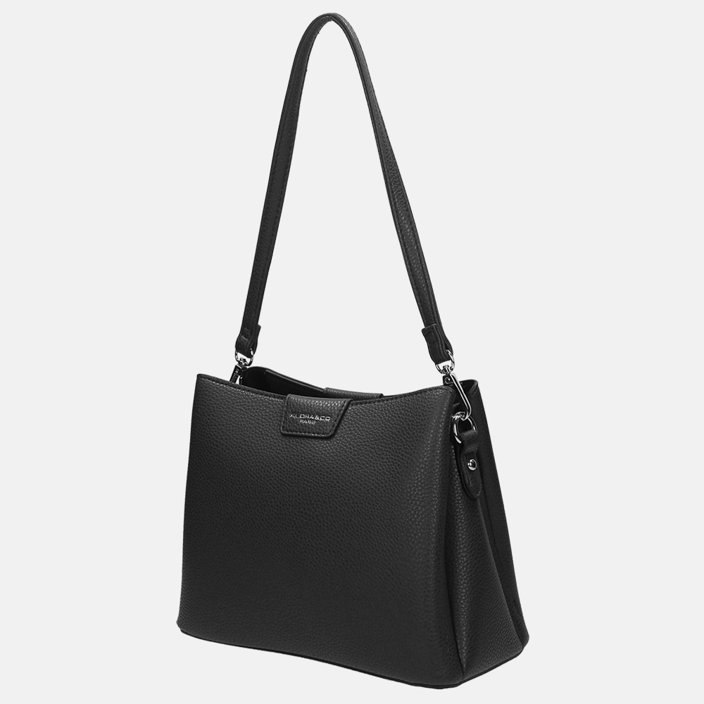 Flora & Co crossbody tas black bij Duifhuizen