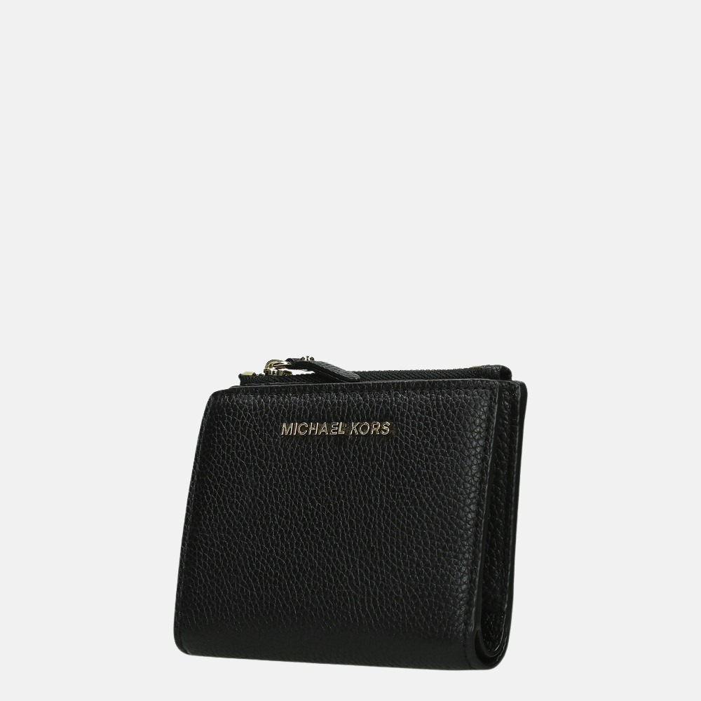 Michael Kors Jet Set Snap portemonnee black bij Duifhuizen