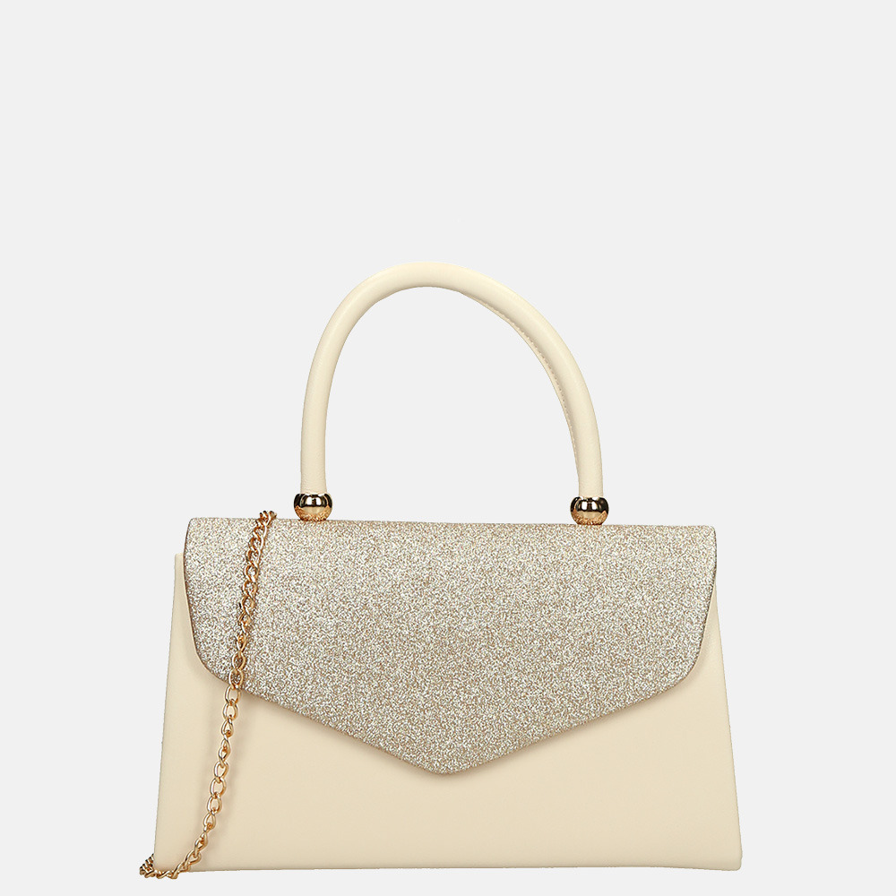 Firenze handtas mini glitter gold