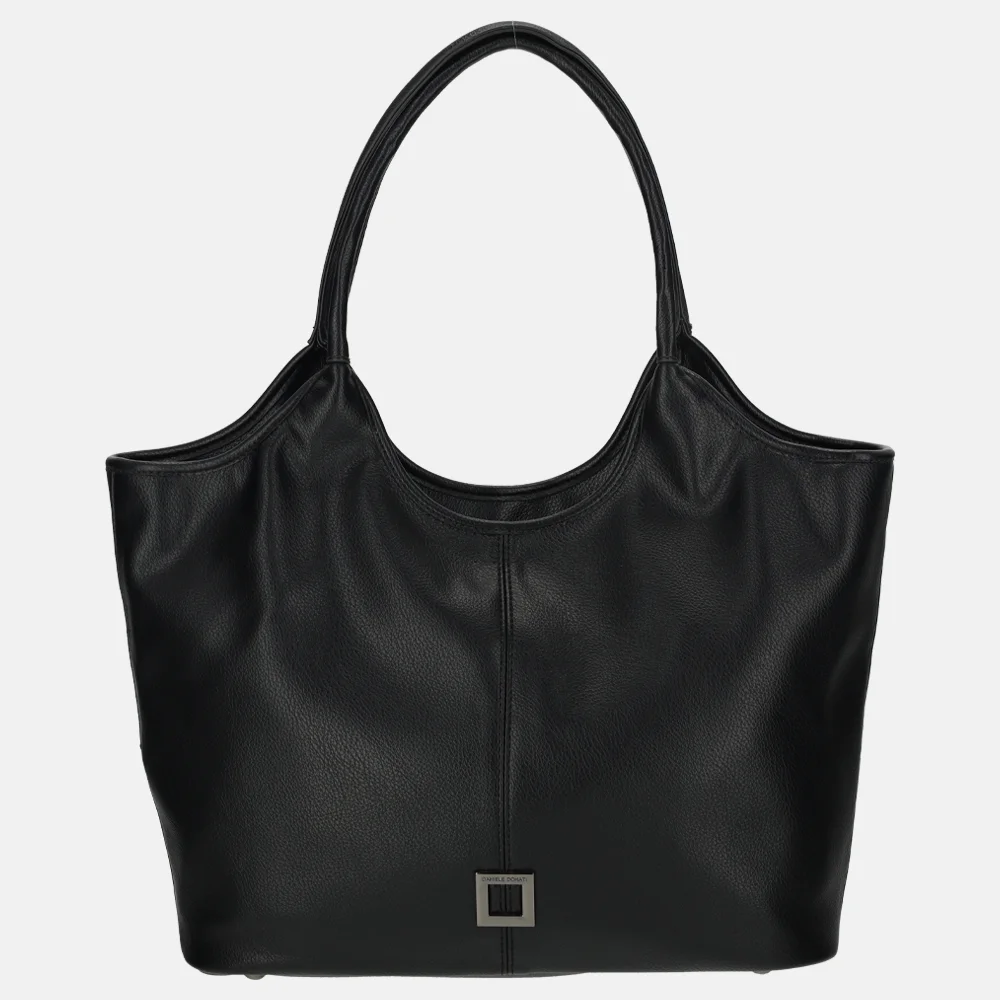 Daniele Donati shopper black bij Duifhuizen