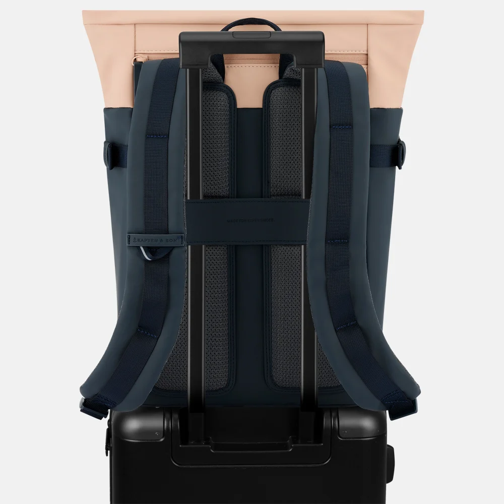 Kapten & Son Helsinki 2.0 rugzak 15 inch navy bij Duifhuizen