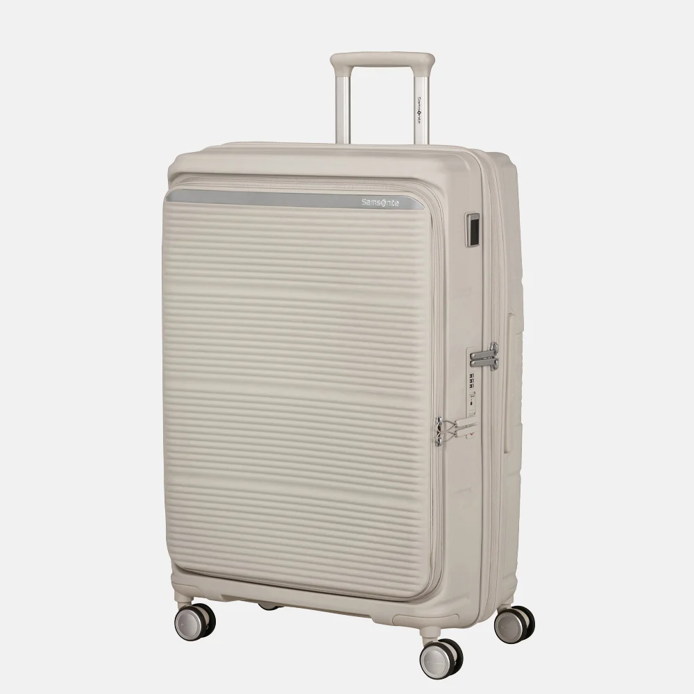 Samsonite Paralux HS Spinner reiskoffer expendable 75 cm stone grey bij Duifhuizen