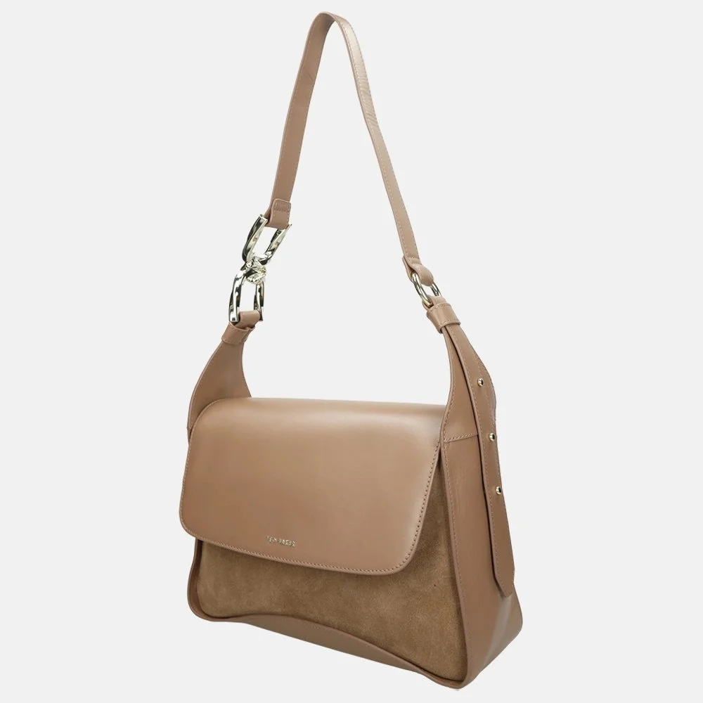 Ted Baker Cheria overslag schoudertas natural bij Duifhuizen