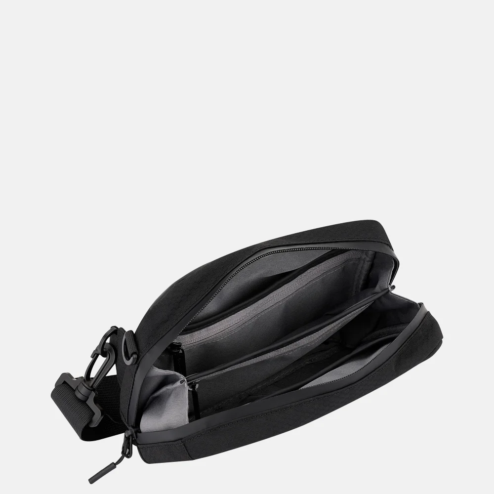 Kapten & Son Banff crossbody tas all black bij Duifhuizen