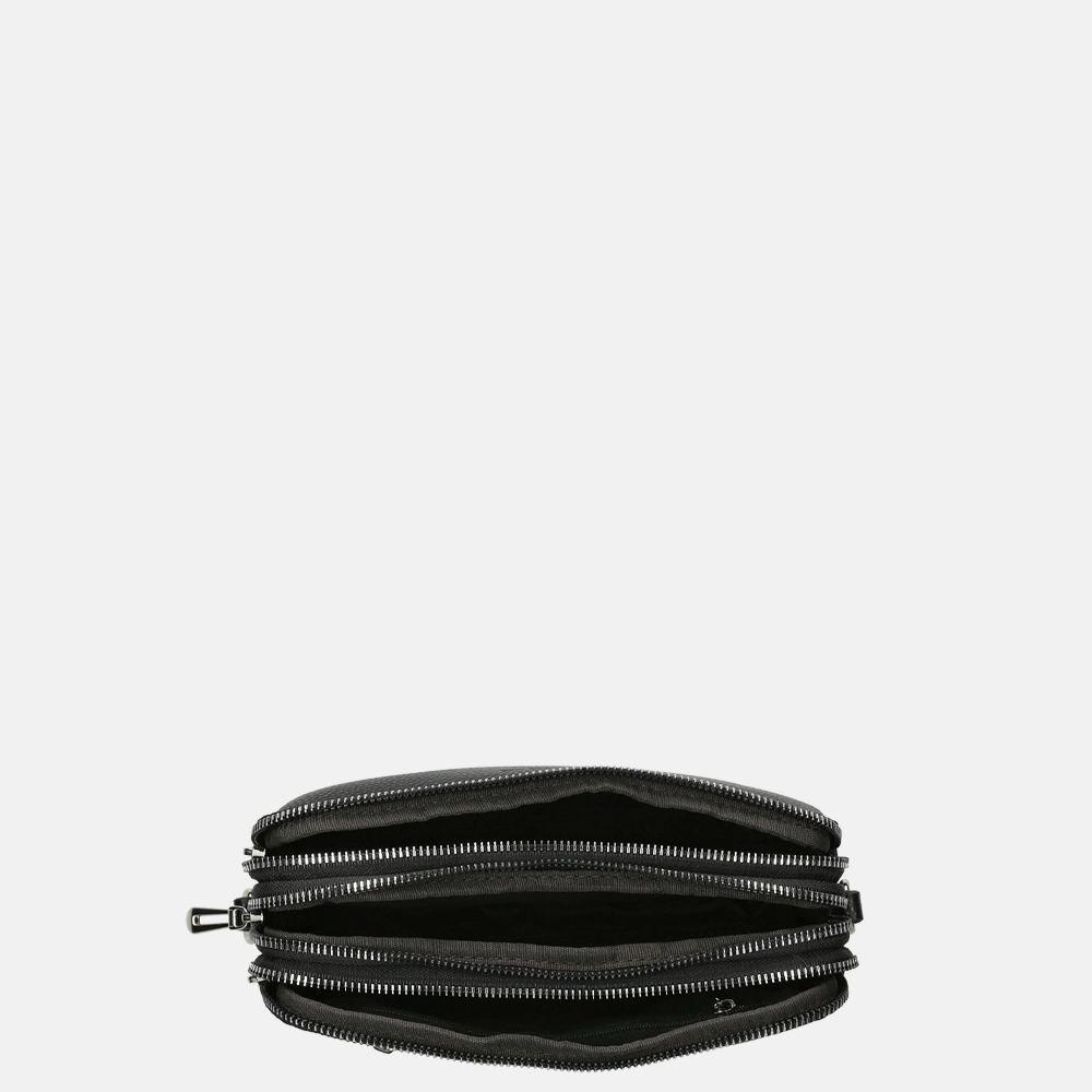 Flora & Co crossbody tas black bij Duifhuizen