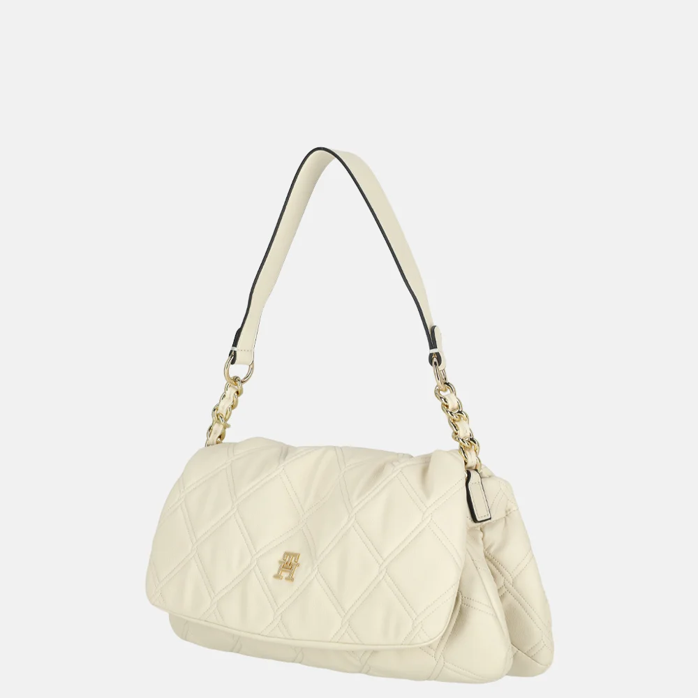 Tommy Hilfiger Feminine schoudertas soft cream bij Duifhuizen